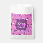 Retro Pink Tamagotchi Birthday フェイバーバッグ (正面)