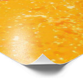 Retro Pink Waves – Vintage Wavy Background フォトプリント (角)