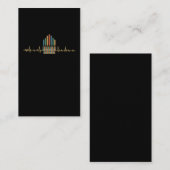 Retro Pipe Organ Church Music Organist 名刺 (正面/裏面)