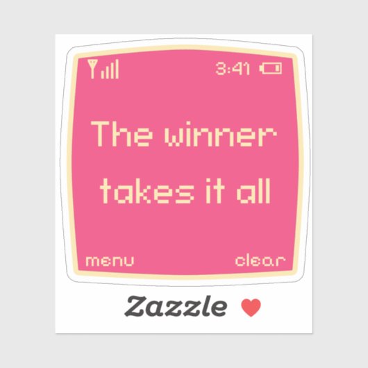  Retro Pixel  シール (シート)