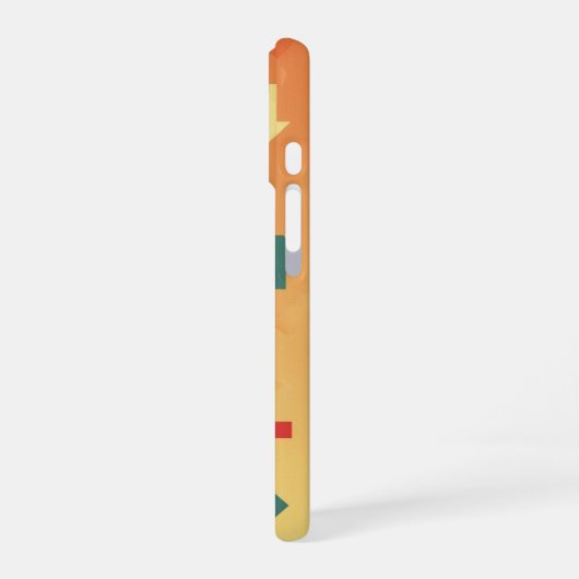 Retro Pixel Arrows iPhone 16ケース (左側面)