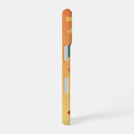 Retro Pixel Arrows iPhone 16ケース (右側面)