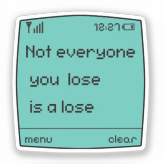  Retro Pixel Art Cell Phone Sticker シール