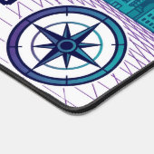 Retro Pixel Art Class of 2026 Cyberpunk Cityscape  デスクマット (コーナー)