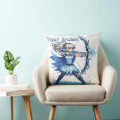 Retro Pixel Art Frost Archer Warrior クッション (椅子)