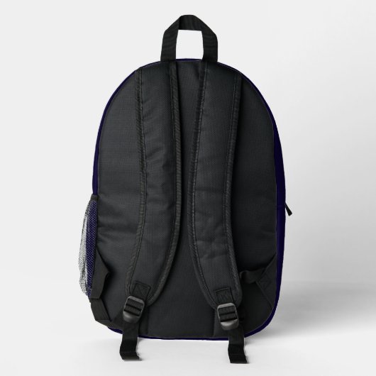 Retro Pixel Gaming Aesthetic Backpack プリントバックパック (裏面)