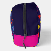 Retro Pixel Gaming Aesthetic Makeup Bag ドップキット (右)