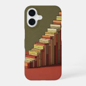 Retro Pixel Staircase iPhone 16ケース (裏面)