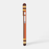 Retro Pixel Tunnel iPhone 16ケース (左側面)