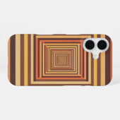 Retro Pixel Tunnel iPhone 16ケース (裏面横)