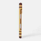 Retro Pixel Tunnel iPhone 16ケース (右側面)