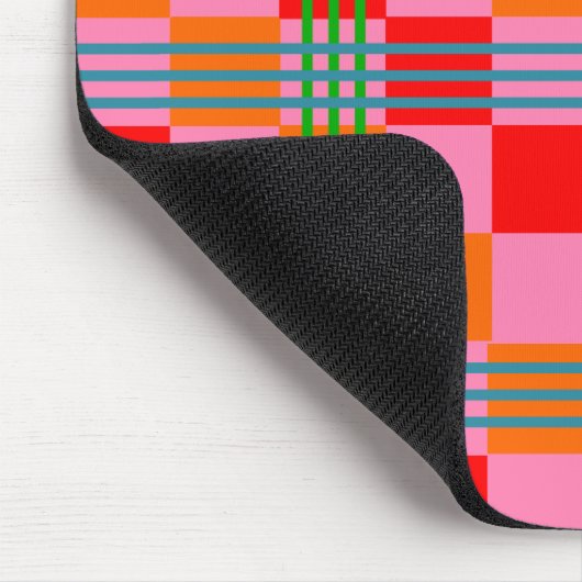 Retro Plaid  マウスパッド (コーナー)