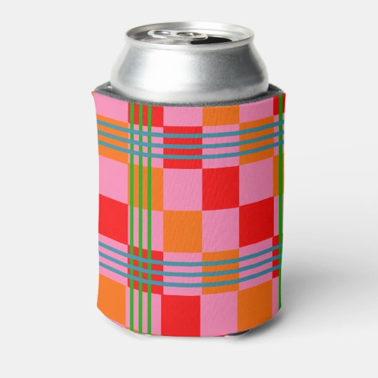 Retro Plaid  缶クーラー (缶裏面)