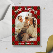 Retro Plaid Oh What A Year In Review 12 Photo Arch シーズンカード