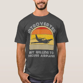 Retro Plane Aviation Lover For Pilots In Tシャツ