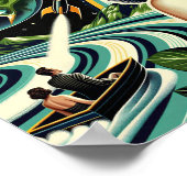 Retro Planet Pin-Up ポスター (角)