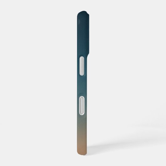 Retro Planet Top View with Reflection iPhone 16ケース (右側面)