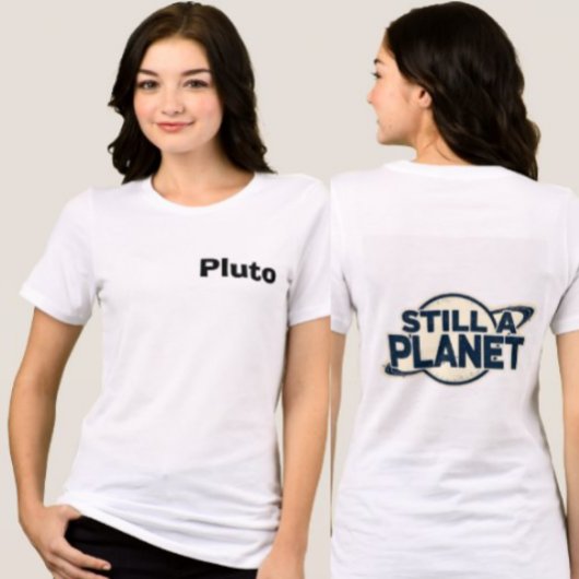 Retro Pluto "Never Forget"  トライブレンドＴシャツ