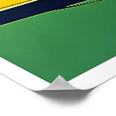 Retro Poolside Art Print Mid-Century Modern ポスター (角)