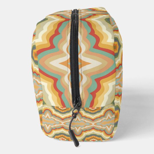 Retro Pop Art Abstract Geometric Wavy Pattern ドップキット (右)