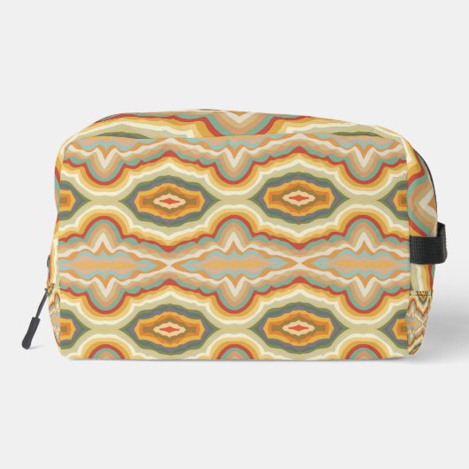 Retro Pop Art Abstract Geometric Wavy Pattern ドップキット (裏面)