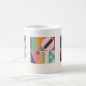 Retro Pop Art LOVE – Valentine’s Day Coffee Mug コーヒーマグカップ (中央)