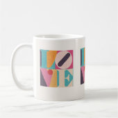 Retro Pop Art LOVE – Valentine’s Day Coffee Mug コーヒーマグカップ (左)