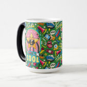 Retro Pop Art "Stay Cool" Morph Mug モーフィングマグカップ (正面左)