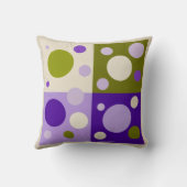 RETRO POP CIRCLES THROW PILLOW. クッション (裏面)