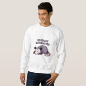 Retro Possum Recharge First Men’s Sweatshirt スウェットシャツ (正面フル)