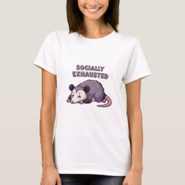 Retro Possum Social Recharge Women’s T-Shirt Tシャツ