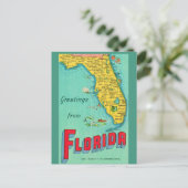Retro Postcard of Florida  ポストカード (スタンド正面)