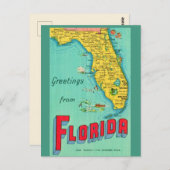 Retro Postcard of Florida  ポストカード (正面/裏面)