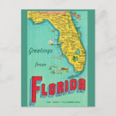 Retro Postcard of Florida  ポストカード (正面)