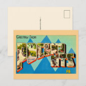 Retro Postcard  Pocono Mountains  ポストカード (正面/裏面)