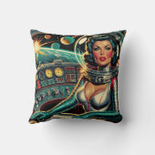 Retro Powered by lipstick!  クッション (裏面)