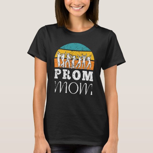Retro Prom Moms Matching Prom Mom Tees for Dance C Tシャツ (正面)