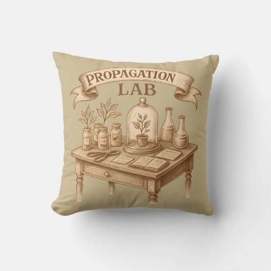 Retro Propagation Lab クッション (正面)