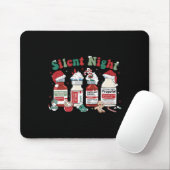 Retro Propofol Silent Night Icu Nurses Funny Merry マウスパッド (マウス)