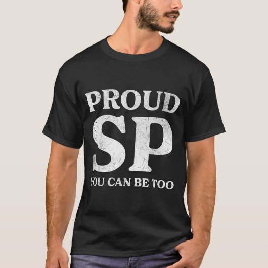 Retro Proud Sp Anti Scientology Funny Quote Idea  Tシャツ (正面)