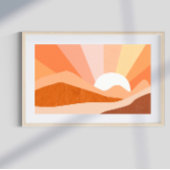 Retro psychedelic Groovy Colorful poster ポスター