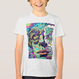 Retro Psychedelic Kids Childrens T-Shirt トライブレンドＴシャツ