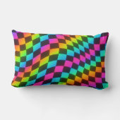 Retro Psychedelic Lumbar Vibe Pillow ランバークッション (裏面)