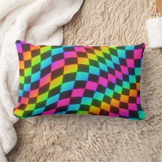 Retro Psychedelic Lumbar Vibe Pillow ランバークッション