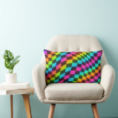 Retro Psychedelic Lumbar Vibe Pillow ランバークッション (椅子)