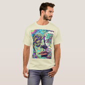 Retro Psychedelic Tシャツ (正面フル)
