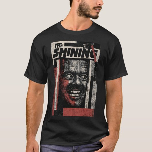 Retro Psychological Horror Film Art Tシャツ (正面)