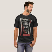 Retro Psychological Horror Film Art Tシャツ (正面フル)