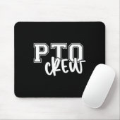Retro Pto Crew Parent Teacher Organization Back To マウスパッド (マウス)