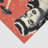 Retro Pulp Ufo Woman 薄葉紙 (詳細)